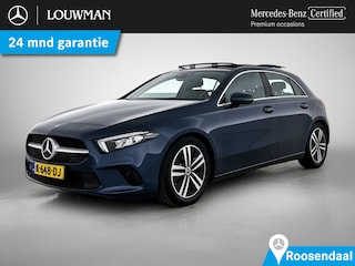 Mercedes-Benz A-klasse 180 Business Solution Luxury Panorama Schuif-Kanteldak | Parkeerpakket met achteruitrijcamera | Ledkoplampen | Sfeerverlichting | Apple CarPlay Inclusief 24 maanden MB Certified garantie voor Europa.