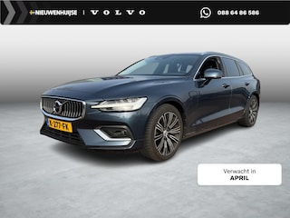 Volvo V60 2.0 B5 Inscription | Trekhaak | Achteruitrijcamera | LED Koplampen Adaptief | Harman Kardon Audio | Verwarmde Voorruit | BLIS | Alarm | Lederen Bekleding | Elektrisch Verstelbare Voorstoelen