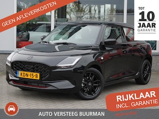 Suzuki Swift 1.2 AVB Black Edition Smart Hybrid 16" Lichtmetalen Velgen, All-Seasons, Carplay/Android Auto, Achteruitrijcamera, Keyless Go