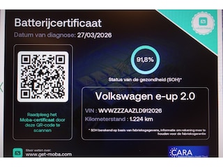 Volkswagen Up CLIMA PDC 1e eig NWST