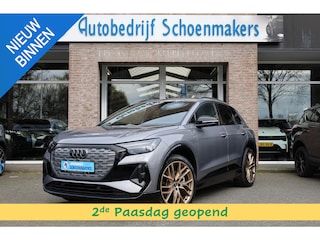Audi Q4 50 quattro S-Line edition 77 kWh TREKHAAK-ELEC. LEER CAMERA DAB CARPLAY COCKPITVIEW NAVI 21"LMV-GOLD ZWARTE-HEMEL 2xPDC ENZ!