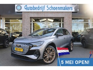 Audi Q4 50 quattro S-Line edition 77 kWh TREKHAAK-ELEC. LEER CAMERA DAB CARPLAY COCKPITVIEW NAVI 21"LMV-GOLD ZWARTE-HEMEL 2xPDC ENZ!