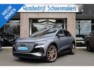 Audi Q4 50 quattro S-Line edition 77 kWh TREKHAAK-ELEC. LEER CAMERA DAB CARPLAY COCKPITVIEW NAVI 21"LMV-GOLD ZWARTE-HEMEL 2xPDC ENZ!