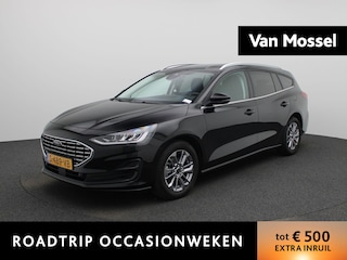 Ford Focus Wagon 1.0 EcoBoost Hybrid Titanium | Apple Carplay / Android Auto | Parkeersensoren | Privacy Glass | LED |
