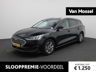 Ford Focus Wagon 1.0 EcoBoost Hybrid Titanium | Apple Carplay / Android Auto | Parkeersensoren | Privacy Glass | LED |