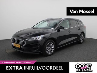 Ford Focus Wagon 1.0 EcoBoost Hybrid Titanium | Apple Carplay / Android Auto | Parkeersensoren | Privacy Glass | LED |