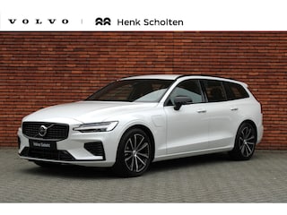 Volvo V60 T6 Plug-in hybrid AWD Plus Dark | Trekhaak | Harman Kardon | Power Seats | Elektrisch Verwarmbare Voorstoelen | Adaptieve Cruise Control | BLIS dodehoekdetectie | 18'' Lichtmetalen Velgen
