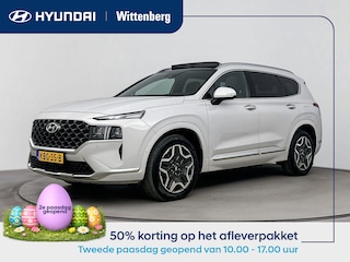 Hyundai Santa Fe 1.6 T-GDI HEV Premium Plus Sky 7persoons | Panoramadak | Leer | Memory | Stoelventilatie | 360 Camera | Head-up display |