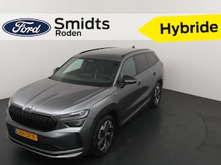 Skoda Kodiaq 1.5 TSI PHEV 204 pk Sportline | Stoelverw. | Stuurverw. | El. a. klep | El. verst. stoel + geh. | LED | 19" | Keyles entry |
