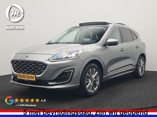 Ford Kuga 2.5 Vignale PHEV 225pk Dealer O.H | Panodak | Head Up | Bang & Olufsen Sound | Adaptive Cruise | 360 Camera | Lederen Sportstoelen Memory & Verwarmd | Keyless | Pilot Assist | Blis | Apple Carplay | Navigatie | Virtual | DAB  Plug In Hybrid |