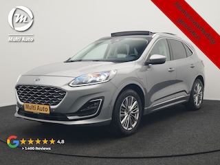 Ford Kuga 2.5 Vignale PHEV 225pk Dealer O.H | Panodak | Head Up | Bang & Olufsen Sound | Adaptive Cruise | 360 Camera | Lederen Sportstoelen Memory & Verwarmd | Keyless | Pilot Assist | Blis | Apple Carplay | Navigatie | Virtual | DAB  Plug In Hybrid |