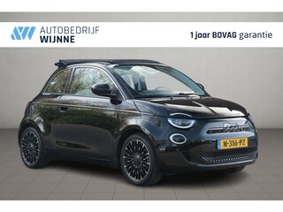 Fiat 500 42 kWh La Prima | Ü-Connect | Adaptive Cruise | Keyless | Winter Pakket | Camera | Dodehoek | Leder