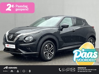 Nissan Juke 1.0 DIG-T N-Connecta / Fabrieksgarantie tot 07-03-2028 / Achteruitrijcamera / Apple Carplay & Android Auto / Keyless Entry & Start / Navigatie full map / Cruise- en Climate Control / Stuur- en Stoelverwarming / Parkeersensoren voor en achter
