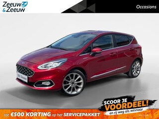 Ford Fiesta 1.0 EcoBoost Vignale 125PK | Adaptieve Cruise Control | B&O | Half leder | Camera | Keyless Entry | Privacy Glass | Winter Pack | Parkeersensoren | Navigatie | All weather banden
