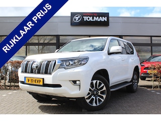 Toyota Land Cruiser 2.8 D-4D-F Professional Window Van 2e Paasdag open van 10:00 - 15:00 | Rijklaar | Trekhaak | Off-road pack | NL-auto | Leder | JBL | Keyless | Blind Spot | Camera's | Stoelkoeling-/verw. | PDC v+a