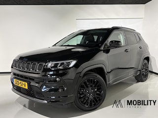 Jeep Compass 4xe 240 Plug-in Hybrid Electric S|Black|Leder|360|Alpine| Stoelkoel+verwarm|Lane assist|Side assist|