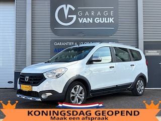 Dacia Lodgy 1.2 TCe Stepway 116PK 7Pers,Trekhaak,Navi,Airco,Cruise,Isofix,Bluetooth,Multi-Stuur,ElektrRamen+Spiegels,Lmv,Dakrail