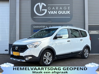 Dacia Lodgy 1.2 TCe Stepway 116PK 7Pers,Trekhaak,Navi,Airco,Cruise,Isofix,Bluetooth,Multi-Stuur,ElektrRamen+Spiegels,Lmv,Dakrail