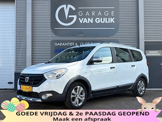 Dacia Lodgy 1.2 TCe Stepway 116PK 7Pers,Trekhaak,Navi,Airco,Cruise,Isofix,Bluetooth,Multi-Stuur,ElektrRamen+Spiegels,Lmv,Dakrail