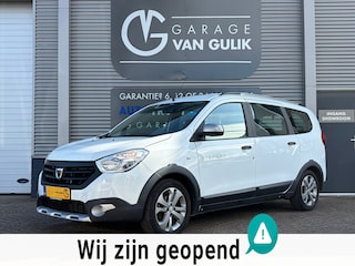 Dacia Lodgy 1.2 TCe Stepway 116PK 7Pers,Trekhaak,Navi,Airco,Cruise,Isofix,Bluetooth,Multi-Stuur,ElektrRamen+Spiegels,Lmv,Dakrail