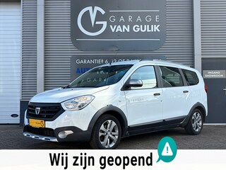 Dacia Lodgy 1.2 TCe Stepway 116PK 7Pers,Trekhaak,Navi,Airco,Cruise,Isofix,Bluetooth,Multi-Stuur,ElektrRamen+Spiegels,Lmv,Dakrail