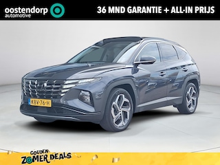 Hyundai Tucson 1.6 T-GDI HEV Premium Sky | Panoramisch schuif/kantel dak | Apple Carplay/Android Auto | Stoelverwarming/verkoeling | Elektrische achterklep | Elektrische verstelbare stoelen met geheugen |