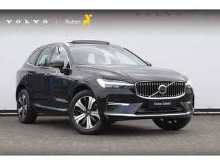Volvo XC60 T6 350PK Automaat Plug-in hybrid AWD Plus Bright Panoramisch schuif-kanteldak / Google infotainment / Lederen bekleding / Parkeersensoren voor en achter met parkeercamera / Road Sign information / Cruise Control
