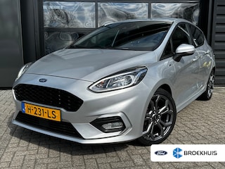 Ford Fiesta 1.0 ST-Line | STUUR, STOEL EN VOORRUITVERWARMING| NAVIGATIE + APPLE CARPLAY/ANDROID AUTO| KEYLESS START| PARKEERSENSOREN| DAB| LED ACHTERLICHTEN|