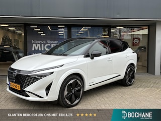Nissan Qashqai 1.5 e-Power N-Design DEMO Auto | Verwarmbare voorstoelen - stuurwiel & voorruit | Panoramisch glazen dak | Lederen bekleding | Parkeersensoren voor- en achter | Adaptieve Cruise Control | Fabrieksgarantie