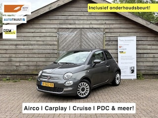 Fiat 500 1.0 Hybrid Lounge | Airco | Cruise | Carplay | Parkeersensoren achter | Elektrische ramen | Super leuke auto!!!