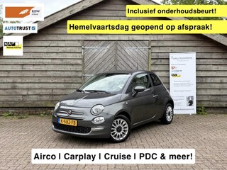 Fiat 500 1.0 Hybrid Lounge | Airco | Cruise | Carplay | Parkeersensoren achter | Elektrische ramen | Super leuke auto!!!