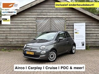 Fiat 500 1.0 Hybrid Lounge | Airco | Cruise | Carplay | Parkeersensoren achter | Elektrische ramen | Super leuke auto!!!