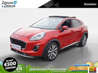 Ford Puma 1.0 EcoBoost Hybrid Titanium X First Edition 1e Eigenaar | Metallic lak | Schuif/kanteldak | Trekhaak | Bovag garantie | NAP