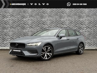 Volvo V60 B3 Essential | Google | Trekhaak | Parkeersensoren Voor + Achter | Achteruitrijcamera | Sport pack | Draadloos Opladen Telefoon | Apple Carplay / Android Auto | 18" velgen