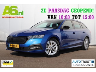 Skoda Octavia Combi 1.0 e-TSI Sport Business 110PK Automaat Trekhaak Sportstoelen Navigatie Carplay Android Airco Cruise Control LED Rijstrooksensor Parkeersensor