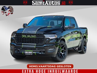 Dodge Ram Limited Night High Output 540HP 706Nm | Massage + Full Option | De Meest Luxe en Volle Pick-Up in zijn Klasse | Comfortabele Dubbele Cabine met Royale 5 Zitplaatsen | BPM vrij | Nu Leverbaar uit Voorraad | Voorraad Nr 2300 - 7689