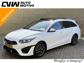 Kia Ceed Sportswagon 1.6 GDI PHEV ExecutiveLine | Facelift model | Panoramadak | Lederen bekleding | Navigatie | Adaptieve cruise | Lane assist | Trekhaak afneembaar | Stoelverwarming&koeling | Stuurverwarming | Dodehoekdetectie | Camera | Elektrische achterklep | Apple CarPlay / Android Auto | Keyless entry&start | LED | DAB | Volledig dealeronderhouden | Fabrieksgarantie