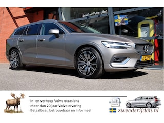 Volvo V60 2.0 B3 177 pk Inscription, Leer, Navi, Apple CarPlay, Stuurwielverw.