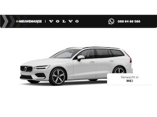 Volvo V60 T6 Plug-in hybrid AWD Essential | Google | Longe Range | Stuurverwarming | Park Assist | Getint Glas | Stoelverwarming Voor + Achter | Zwarte Hemelbekleding | Camera | Lederen Bekleding | Zitverlenging | 19" LM