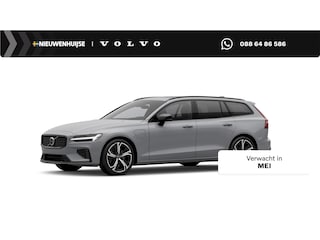 Volvo V60 T6 Plug-in hybrid AWD Ultra Dark | Google | Long Range | Head-Up Display | Getint Glas | DAB | Harman Kardon Audio | Stoelverwarming Voor + Achter | Schuif-/Kanteldak | 360 Camera | Adaptieve Cruise Control | Zwarte Hemelbekleding | 19" LM