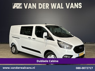 Ford Transit Custom 2.0 TDCI 131pk L2H1 Dubbele Cabine Euro6 Airco | 5-Zits | Camera | LED | 2800kg Trekhaak | Apple Carplay Cruisecontrol, Android Auto, Stoelverwarming, Verwarmde Voorruit, Parkeersensoren