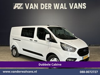 Ford Transit Custom 2.0 TDCI 131pk L2H1 Dubbele Cabine Euro6 Airco | 5-Zits | Camera | LED | 2800kg Trekhaak | Apple Carplay Cruisecontrol, Android Auto, Stoelverwarming, Verwarmde Voorruit, Parkeersensoren