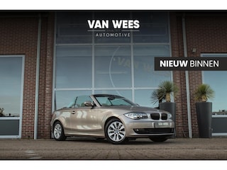 BMW 1-serie Cabrio 118i Executive | Sportstuur | Cruise control | Stoelverwarming | Leer | PDC | Regensensor | Lichtpakket | Mistlampen | Chrome-line