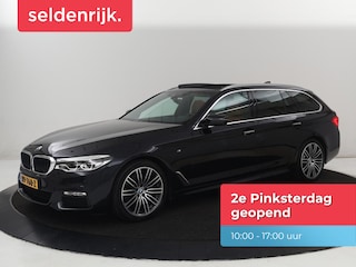 BMW 520i M Sport | Panoramadak | Head-Up | 360 Camera | Leder | Stoelverwarming | Carplay | Sfeerverlichting | Full LED | Park Assist | DAB | Live Cockpit | Sportstoelen | Navigatie | Dodehoek detectie