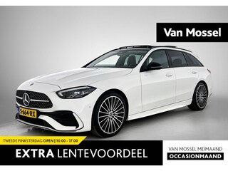 Mercedes-Benz C-klasse Estate 200 AMG Line | AUTOMAAT | PANORAMADAK | AMG | ADAPTIEVE CRUISE | LED HIGH PERFORMANCE | VIRTUEEL COCKPIT | NAVIGATIE | CAMERA | STOELVERWARMING | ELEKTRISCHE STOELEN | ELEKTRISCHE KOFFERKLEP | SFEERVERLICHTING | WEGKLAPBARE TREKHAAK |