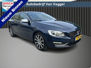 Volvo V60 2.4 D6 AWD Plug-In Hybrid Summum leer, navi, trekhaak, cruise, stoelverw