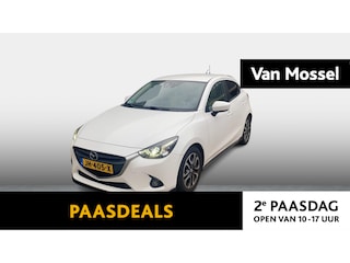 Mazda 2 1.5 Skyactiv-G Skylease GT | Navi | 16"LMV | Head-Up Display | ECC | PDC | Lederen/stof bekleding | Extra getint glas |