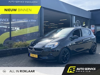 Opel Corsa 1.4 Innovation Black Edition Rijklaar incl. garantie en beurt | Carplay | Airco | Cruise | 16"LMV | Geheel zwart! | Dealer onderhouden