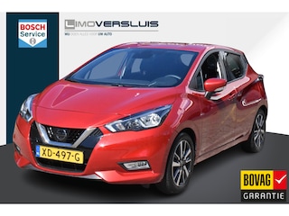 Nissan Micra 1.0L Acenta Carplay Navigatie | 100% Onderhouden | Afneembare Trekhaak | 12 mnd BOVAG garantie | Whatsapp 06-53188999