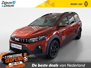 Dacia Jogger 1.8 hybrid 155 limited edition 7p. AUTOMAAT NAVI AIRCO CAMERA CRUISE CONTROLE APPLE CARPLAY ANDROID AUTO LM VELGEN 7 STOELEN !!LET OP RIJDENDE DEMO VRAAG NAAR ACTUELE KMSTAND!!!